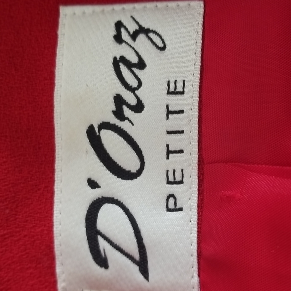 (M) D'Oraz Vintage Classic 80s 90s Shoulder Pads Office Dressy Bold Formal - Picture 2 of 8